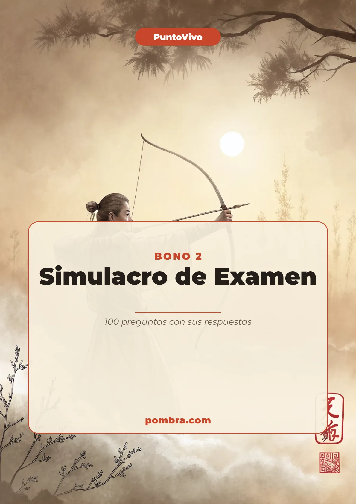 Mini-portada del bonus: Simulacro de Examen de Puntos: 100 Preguntas Tipo con Respuestas